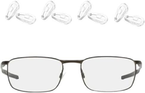 4 Pairs Nose Pads Replacement Repair Parts Clear Pads for Oakley Barrelhouse OX3173 OX3174,Sway Bar OX5073 OX5076,Limit Switch OX5119 OX5121,Taproom OX3204 OX3202,Extender OX3249,Coupler OX8053 in Saudi Arabia