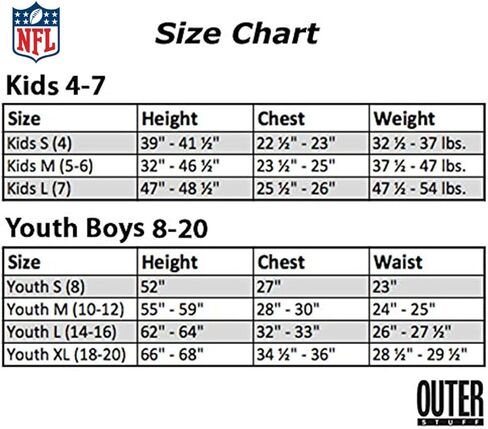 NFL Kids Youth 8-20 Officially Licensed Embroidered Primary Logo Fleece Lined Sweatpants Joggers in Saudi Arabia