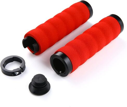 Bike Handlebar Grips Double Lock On Anti-Slip Bicycle Sponge Grips for Mountain Bike Road Bike in Saudi Arabia