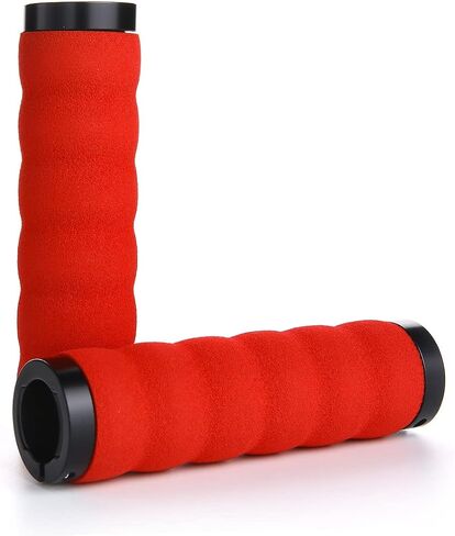 Bike Handlebar Grips Double Lock On Anti-Slip Bicycle Sponge Grips for Mountain Bike Road Bike in Saudi Arabia