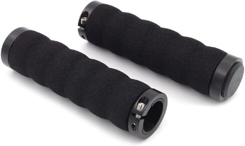 Bike Handlebar Grips Double Lock On Anti-Slip Bicycle Sponge Grips for Mountain Bike Road Bike in Saudi Arabia