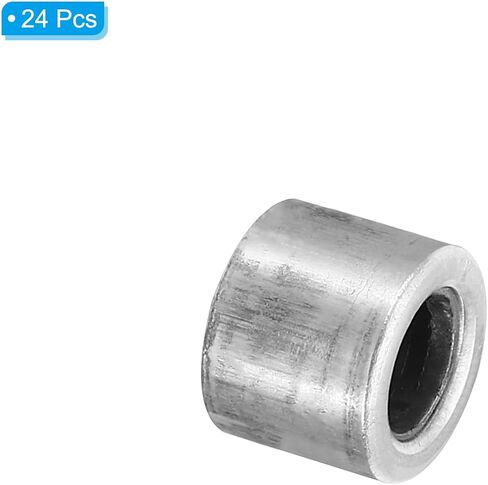 PATIKIL M6 Steel Spacers, 24 Pcs Metal Spacers Steel 6mm ID x 12mm OD x 9mm L Carbon Steel Spacer Screw Standoff Round for 1/4in or M6 Screw Bolts in Saudi Arabia