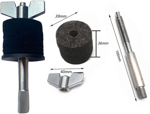 Cymbal Stacker 7.28 inch Cymbal Stacker Mount 8mm Thread Mini Cymbal Stacker Attachment Percussion Instrument Accessories in Saudi Arabia