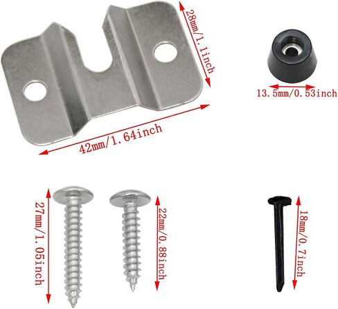 Stainless Steel Dart Holder Dart Mounting Bracket with Screws for Steel Dart Games Dart Hardware Kit Replacement 1 Set in Saudi Arabia