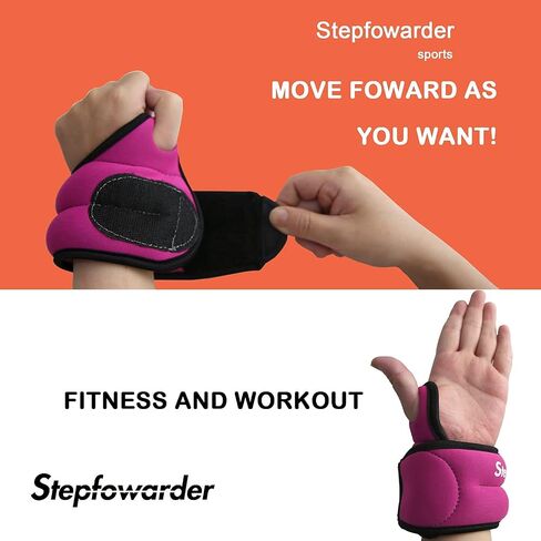 Wrist Weights Thumblock Arm Weights Set for Women/Men (Available from 1.0Lbs to 3.0Lbs) - Ankle Wights Adjustable Strap for Running & All Kind of Cardio Exercises in Saudi Arabia