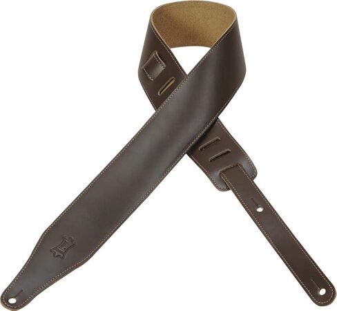 Levy's Leathers DM17-XL-BLK Genuine Leather XL Guitar Strap, Black in Saudi Arabia