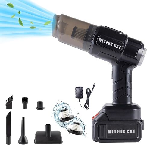 Handheld Vacuum Car Vacuum Cleaner, 13000PA Vacuum Cleaner and Air Dust Collector, High-Power Multi Nozzle Dry and Wet Dual-Purpose Handheld Car Vacuum Cleaner, Suitable for Cars, Homes, Offices in Saudi Arabia