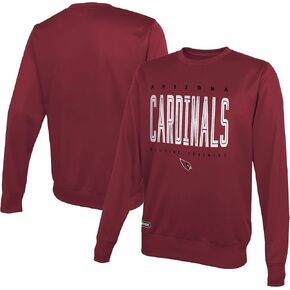 NFL Youth 8-20 Top Pick Team Color Performance Primary Logo Pullover Crewneck Sweatshirt
