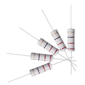 uxcell 50Pcs 22 Ohm Resistor, 5W 5% Tolerance Metal Oxide Film Resistors, Lead, Flame Proof for DIY Electronic Projects and Experiments