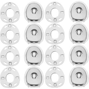 eMagTech 12 Sets Socket Plate Compatible with Lift The Dot Snap Fastener Accessories for Tent Buckle Luggage Handbag Boat Marine Cover Fastening 22.5x20 mm
