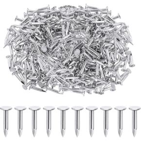 400Pcs 3 Sizes 3/4 Inch 1 Inch 1-1/4 Inch Galvanized Roofing Felt Nails Asphalt Nails Slating Nails Cement Siding Nails for Roof Repair, Asphalt Tile, Landscaping (20mm 25mm 30mm)