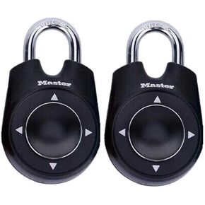 Master Lock 1500iD 2 Pack 2-1/8in. Wide Speed Dial Directional Combination Padlock
