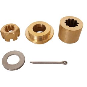Boat Motor 6L2-45987-00 6L2-45987-01 18-73979 Propeller Spacer 1, 689-45997-00 Spacer 2, 92990-14200 Plain Washer, 90171-14013 Castle Nut, 91490-30030 Cotter Pin for Yamaha Outboard Engine 20HP 25HP 3
