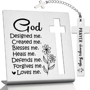 Christian gifts for Women Decor, Inspirational gifts for Women Friends Religious, Bible Verse Home Office Decorative Signs, Birthday Gift Friendship Gifts for Women, Mom, Sister-LSG27