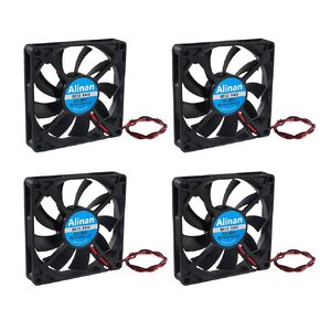 4pcs 8015 12V Fan 80x80x15mm 2-pin Sleeve Bearing Brushless DC Cooling Fan 3D Printer Cooling Fan Computer Fan