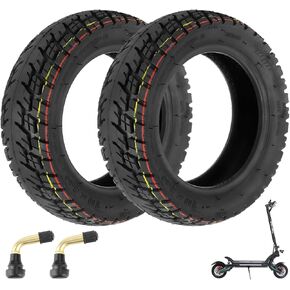 ulip 10x3 Off-Road Tires, 10 Inch Tubeless Tires With Valve For Dualtron Zero 10X Electric Scooter Accessories (2 PCS)