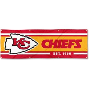 Kansas City Chiefs Large 2x6 Foot Banner