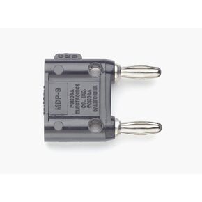 Pomona MDP-S-0 Double Banana Plug with SHORTING BAR, Black