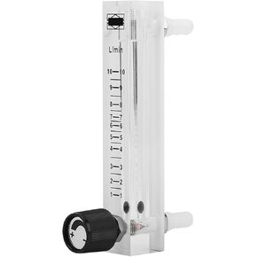 LZQ-7 Acrylic Air Gas Flowmeter Air Flow Meter with Control Valve for Measuring Controlling Gas Flow 1-10LPM 0.6MPa