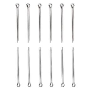 1.5mm x 20mm (DxL) Cotter Clip Pins - 30Pack - Good for Machinery - 304 Stainless Steel Hairpin Fasteners - Silver