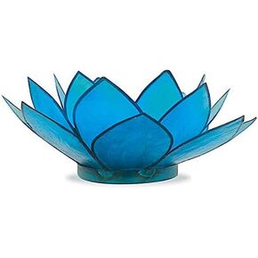 Island Heritage Hawaiian Tealight Holder | Blue Lotus Design | Perfect for Home Décor, Weddings, and Events | Add a Touch of Tropical Elegance to Your Space in Saudi Arabia