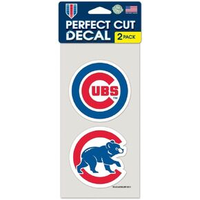 Chicago Cubs Set of 2 Die Cut Decals