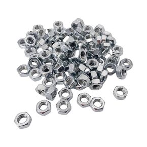 10PCS M16-2 Hex Nuts, Stainless Steel 201 Metric Coarse Thread Hexagon Nut, DIN934, Class 4.8 Screw Bolt Fasteners, Hardware Lock Nut