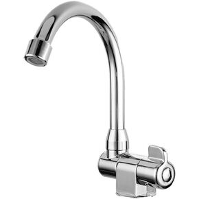 Folding Faucet, Product 360 Degree Rotation Single Handle Cold Water Faucet, Kitchen Bathroom Basin Accessories for Home Caravan Boat Camping RV Yacht