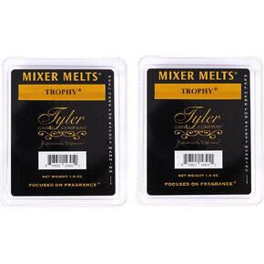 Tyler Candle Company Trophy 1.9 Ounce Scented Mixer Wax Melt Cubes for Tart Burner, Pack of 2