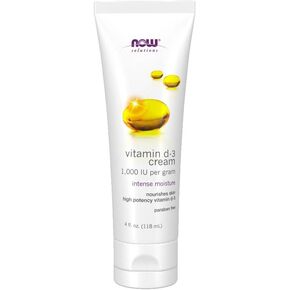 Now Foods Vitamin D-3 Cream - Intense Moisture (4 Ounces)