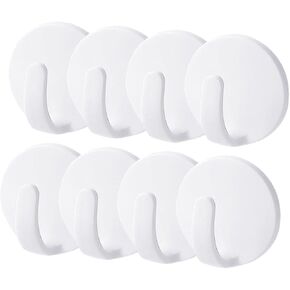 Healeved Magnetic Hook Magnet Hooks Heavy Duty Locker Hooks Coat Hooks Heavy Duty Magnetic Coat Hanger Cup Hooks Key Holder Hooks Magnetic Hooks for Hanging Magnet Hooks for Fridge Abs 8pcs