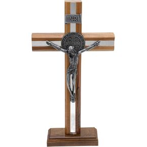 شفاعة القديس بنديكتوس صليب واقف مع صليب مرآة داخلية (عقيق) in Kuwait