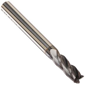 Kodiak Cutting Tools KCT166494 USA Made Solid Carbide End Mill, AlTiN Coated, 4 Flute, 1/4" Diameter, 3/4" Length of Cut, 2-1/2" Overall Length