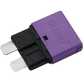 GLOSO Circuit Breaker AUTO Reset Fuse For Car Truck RV Automotive Marine Boat Trolling motor & Custom Wiring Audio battery protection E37 Auto (T1) Reset Low Profile ATC/ATO 14 VDC (15A - 1 Pack) in Kuwait