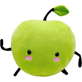 Stardew Plush Toy Valley Doll Figure Apple Junimo Plush Plants Stuffed Animal Green Soft Plush Pillow, Best Gift for Your Family (12"-30 cm) (Green Apple Juni)