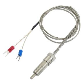 uxcell 500C K Type Compression Spring Thermocouple Temperature Sensor Probe 1Meter