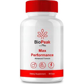 BioPeak Boost Capsules, Bio Peak Advance Formula, BioPeak All Natural Supplement - Biopeak Pills for Maximum Strength, Bio Peak Support Pills Reviews (60 Capsules)