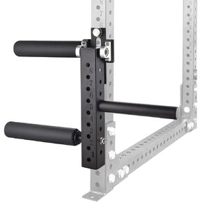 Leg Extension and Leg Curl Machine, RISANXUN Adjustable Leg Extension and Curl Machine Squat Rack Attachment - Max Load 600lbs (2 Options for Squat Racks with 18mm or 26mm Holes)