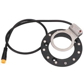 Electric Bicycle Assist Sensor, High Sensitivity 12 Magnets Right Dual Hall Sensor Electric Bike Pedal Accessories(Big Hole) Pedal Assist Sensor