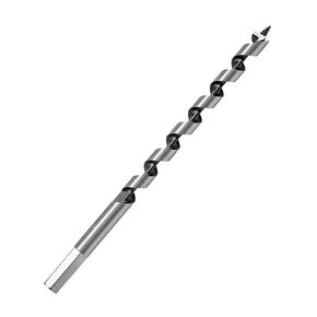 3/8" Diameter Auger Drill Bit 9" Ship Auger Long Drill Bit 3/8" Hex Shank Long Drill Bits for Wood Hole Cutter in Hardwood, Softwood, and Composite Materials