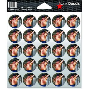 Award Decals Baseball Sandlot Decals (100 Stickers) Sticker Set (100 Decals) The Original Award Decals Premium 20mil Thick 1" Helmet Decals Made in The USA Since 1976