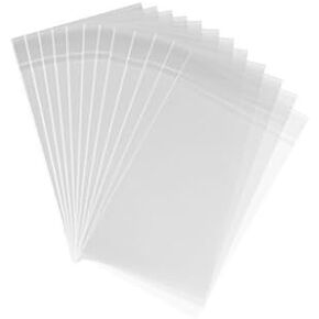 900ct 2x3 Tiny Crystal Clear Adhesive Cello Bags for Treat, Bakery, Candle, Soap, Cookie Plastic Packaging Bags (2'' x 3'' Not Zip)