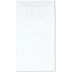 Plymor 8" x 14" (Pack of 100), 2 Mil Zipper Reclosable Plastic Bags