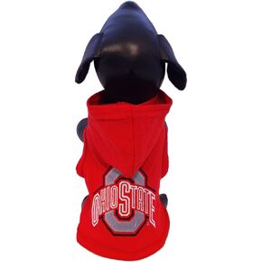 NCAA Ohio State Buckeyes Cotton Lycra Hooded Dog Shirt