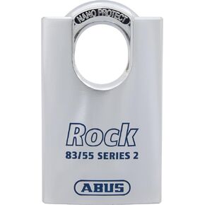 ABUS 83CS/55-300 Schlage Rekeyable Chrome Plated Brass Padlock, Zero Bitted