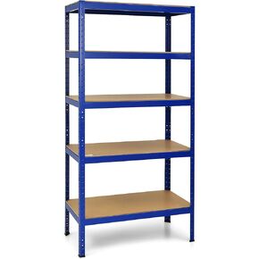 Tangkula 72" Storage Shelves, Heavy Duty Steel Frame 5-Tier Garage Shelf, Metal Multi-Use Storage Shelving Unit for Home/Office/Dormitory/Garage