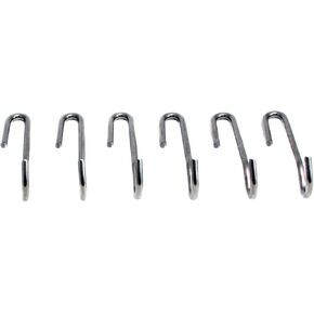 Enclume Angled Pot Hook, Set of 6, Use with Pot Racks, Stainless Steel