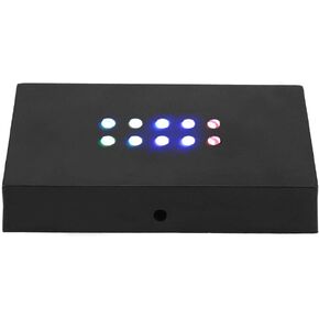 LED Light Base Stand, 3D LED Lamp Base, LED Light Base Show Stand Display Plate, LED Light Lamp Display Stand Glass Art Base Holder for Glass Art (Multi-Color)