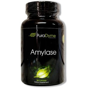 PuraDyme Amylase, 180 Capsules