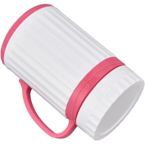 Pig Semen Cup, Plastic Outer Shell Convenient Pig Semen Collection Cup Large Capacity Stainless Steel Liner for Pig Artificial Insemination Equipment